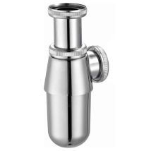 Waschtisch-Siphon – Metall – Ohne Rohrleitung – Langlebig und robust – Ideal für individuelle Installationen