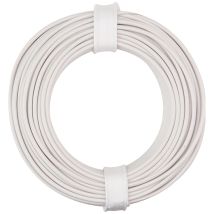 150-015 Litze 1 X 0.50 Mm² Weiß 10 M - Donau Elektronik