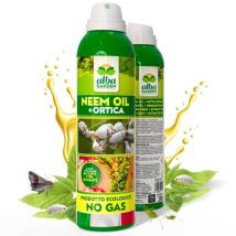 Olio Di Neem + Estratto Di Ortica Pronto Uso Protezione Naturale Biologica Contro Insetti Zanzare Pulci Zecche Spray X 250 Ml