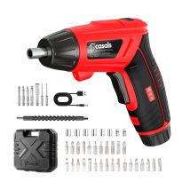 Atornillador eléctrico Casals 3,6 V – Batería 2000 mAh – 200 rpm – Iluminación LED – Maletín con 34 puntas