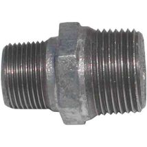 Niples ridotto 1"1/4x1" – Ghisa malleabile zincata – 028330U – Raccordo per impianti idraulici e di riscaldamento