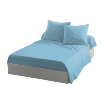 Home-linge-passion Sábana Encimera Microfibra Azul Cielo 240x300 Cm
