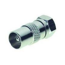 Koaxialstecker Shiverpeaks Basic-s F Verbindung Vernickelt Eisen