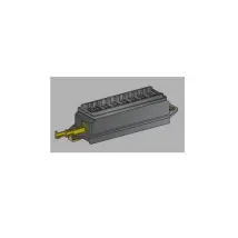Mta 0300581 8-way Unival Fuse Holder Pa66 Gf30 Black
