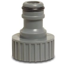 Conector De Clic Flotide Pvc-u De 1/2" Hembra X Macho, Gris