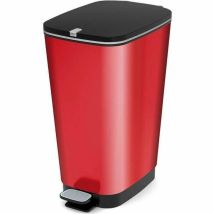 Mülleimer Kis Chic Bin Style 50 Liter Rot Polypropylen