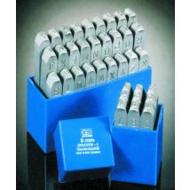 Marcatori Numerici 6mm – Acciaio al Carbonio – Set di Timbri 0-8 – Durezza 58-60 HRC – GRAVUREM