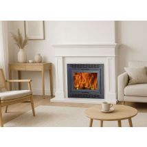 Juan Panadero – 750 – Inserto camino Zeux 72x80x41.5 cm 11 kW 76% A+ – Grigio antracite