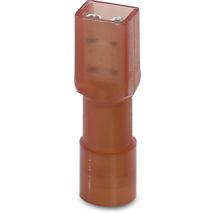 Rot - Phoenix Contact 3240536 Flachsteckhülse Steckbreite: 4.8 Mm Steckdicke: 0.5 Mm 180 ° Vollisoliert R