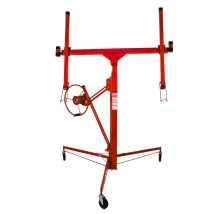 Elevador De Placas De Yeso Xxl Teeno, Altura 140-325 Cm, Plataforma Elevadora Inclinable, Carga Máx. 68 Kg, 3 Ruedas Con Frenos De Estacionamiento, 
