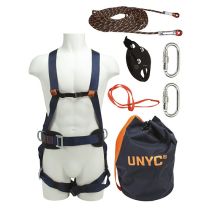 Comfort T.1 Frenehard Gurtzeug-set 10m Seil + 2 Verbinder + Ring Gurtband + Tasche - Qsfepi101/105