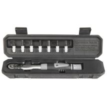 M-wave Torque Wrench Tw-4/24, 4-24 Nm, Allen Key Bits 3,4,5,6,8 Mm And T25 & T10, Each Set In Hardcase Box