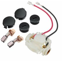 Kit Spazzola Di Carbone + Portaspazzole + Tappi + Copritappi Per Makita Cb430 Bga450 Bga452 Bjs160 Bjs161