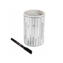 Plombservice - Rotolo Di 50 Etichette Per Aria Condizionata, 70x130 Mm