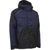 Giacca invernale WORKING XTREME blu navy e nero – 100% poliestere – Colonna d'acqua > 8000 mm – EN 343 Kl. 4/1/X, EN 14058