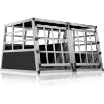 Cadoca - Transportín Para Perros Y Mascotas Aluminio M/l/xl/xxl Jaula De Transporte Resistente Transportín Para Perros Xl