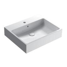 Ceramica Globo - Lavabo In Ceramica 60x50 Cm Globo Stone Scq62bi Bianco - Ceramica