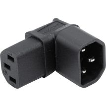 Iec Adapter Dexlan C14 To C13 Angled 10 A 250 V