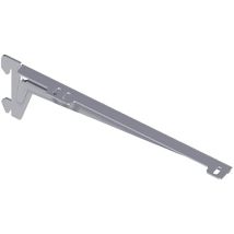 Soporte de estante blanco 330mm – Capacidad de carga 55kg – 2 piezas – Element System
