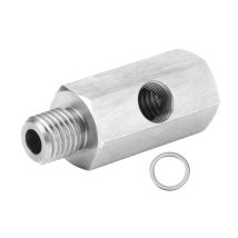 Eosnow Männlich Bis Weiblich 1/8in M12x1.5 Adapter Turbobonöldrucksensor Versorgungsleitungsmesser Für Honda