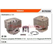 Desbrozadora Tanaka 358 R170359 Segmentos Cilindro Pistón