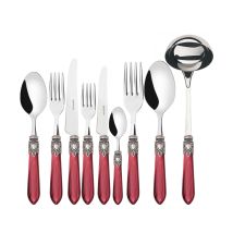 Oxford, Posate Set 75 Pz, Ghiera Argento Anticato, Scatola