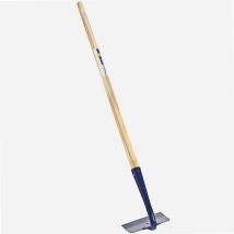 Gartenhacke mit Holzstiel 100 cm blau lackiertes Metall JAD