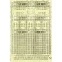 Rademacher Wr-typ 1120 Vk C-1120-ep - Pedana Epossidica, 160 X 100 Mm, 35 M, Passo 2,54 Mm, 1 Pezzo