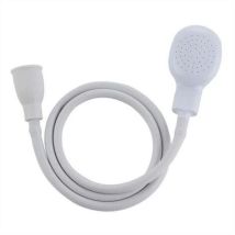Lablanc - Cabezal De Ducha Mezclador De Plástico, Cabezal De Ducha Universal Con Manguera De Fregadero Adaptable Al Grifo, Cabezal De Ducha De 