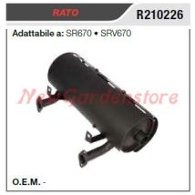 Marmitta Silenziatore Rato Motocoltivatore Sr670 Srv670 R210226