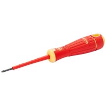 Bahco Nach Vde Isolierter Phillips-schraubendreher Mit Mehrkomponentengriff, Ph1 X 80 Mm