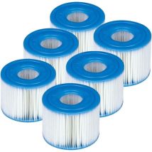 Type S1 (lot De 6), Filtre Spa De Remplacement De Filtre Pour Cartouches De Piscine Purespa Easy Set