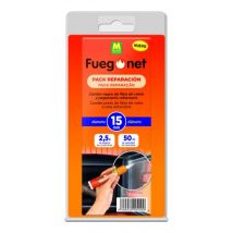 Cordon Estufa 2,5 m – Diámetro 15 mm – Pegamento Refractario 50 ml – Aislante Alta Temperatura