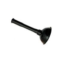 Desatascador de lavabo de goma 10 x 120 mm – Mango de plástico – Ventosa de goma – Tipo tradicional