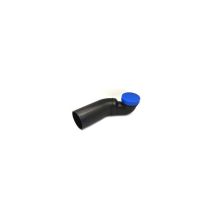 Curva de inodoro horizontal con OR y tapón 90/110 – Longitud: 320 mm – Accesorio para cajas de descarga empotradas