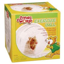 Bola de ejercicio de plástico para roedores – Material: plástico transparente, anti rotura, no tóxico – Tamaños disponibles: 3