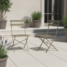 Set Di 2 Sedie Pieghevoli Bistrot - Talpa