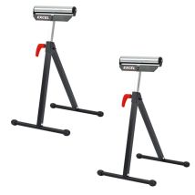 X2 Excel Roller Stand Material Support Table Saw Heavy Duty Adjustable Height