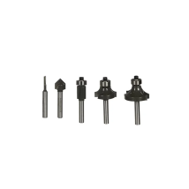 Rakrbs5 Kit 5 Frese 6mm Legno Diritta Scanalatura Arrotondata - Ryobi