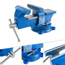 Canbolat Vertriebs Gmbh - Arebos Tornillo De Banco Con Yunque Plato 100 Mm