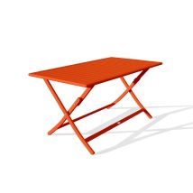 Citygarden - Marius - Gartenklapptisch, Aluminium, Orange - City Garden