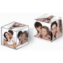 Walther - Design Cubo Fotografico 8,5 X 8,5 Cm In Vetro Artistico Cubo Fotografico Mw100a