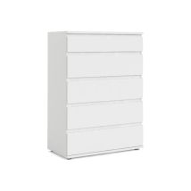 Tvilum Nova Cassettiera 5 Cassetti Stile Scandinavo Da Assemblare Colore Bianco