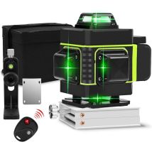 4d-laserwasserwaage Mit Grünem Licht, 16 Linien, Selbstnivellierendes Wandfliesen-instrument, Hochpräzise Horizontale Und Vertikale Kreuzfliesen-
