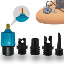 Paddle-board-pumpenadapter, Kajak-pumpenadapter Mit 4 Luftventildüsen Für Kajak/aufblasbares Bett/stand-up-paddle-board/boot, Luftventil-konverter (