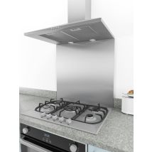 Myappliances – Stainless Steel Splashback 70cm – Durable Kitchen Backsplash – Easy Adhesive Fitting – 1 Year Guarantee