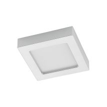 Plafoniera LED Alette in Grigio Alluminio – 17,2 cm – IP44 – Dimmerabile – PRIOS