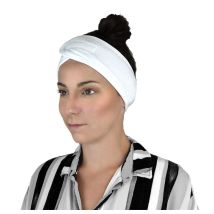 Lot De 9 Bandeaux De Maquillage Pour Cheveux Avec Bande Agrippante - Blanc - Vivezen
