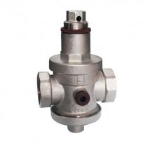 Druckminderventil aus verchromtem Messing – 0,5 bis 6 bar einstellbar – max. Betriebsdruck 25 bar – max. Temperatur 80 °C