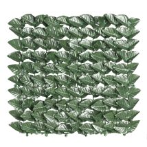Seto artificial Lauro 1x20m - Cercado de jardín - Polipropileno - Dimensiones 2000x100cm